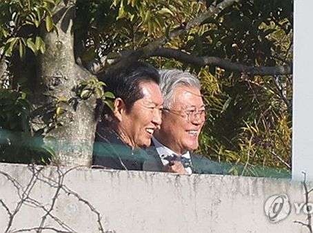 정청래 대표, 문재인 전 대통령 예방사진으로 보는 문재인 대통령 행보