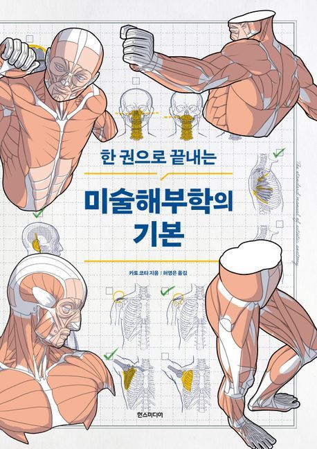 한 권으로 끝내는 미술해부학의 기본 (한스미디어 제공)