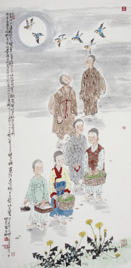 김창배 '직지가 만발한 꽃길'[대한불교조계종 오봉산 석굴암 제공. 재판매 및 DB 금지]