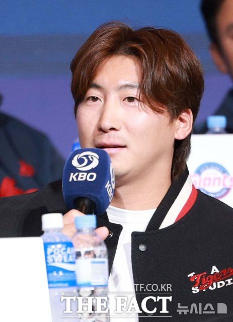 KIA 타이거즈 나성범은 2020년 NC 다이노스 시절 포스팅을 신청했지만 메이저리그 어떤 구단의 영입 제의도 받지 못했다. /뉴시스