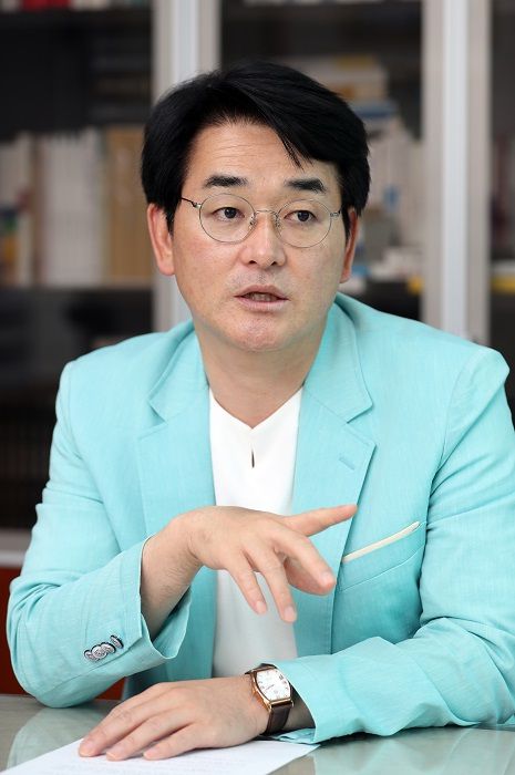 박용진 더불어민주당 대선 경선 후보 인터뷰/사진=이기범 기자
