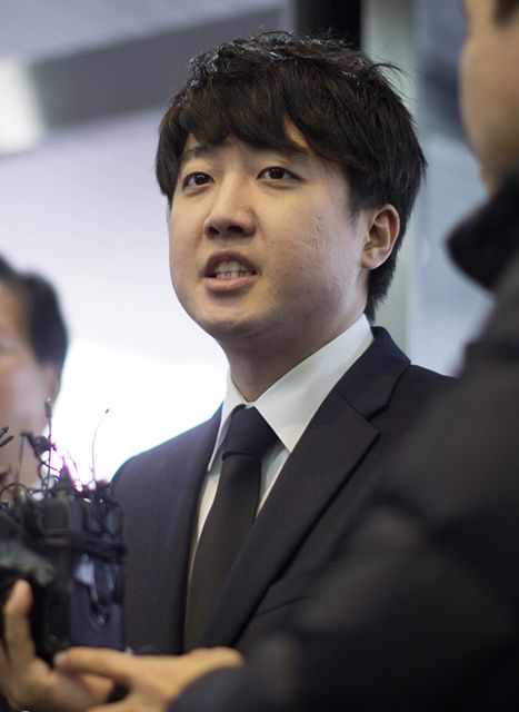 국민의힘 이준석 대표가 강원도 원주 로드FC 체육관을 찾아 ‘코로나19 피해 대책 마련을 위한 실내체육인 간담회’에 참석한다. 사진=MBN 방송화면