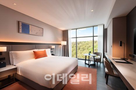 더불트리 바이 힐튼 서울 판교의 객실 내부