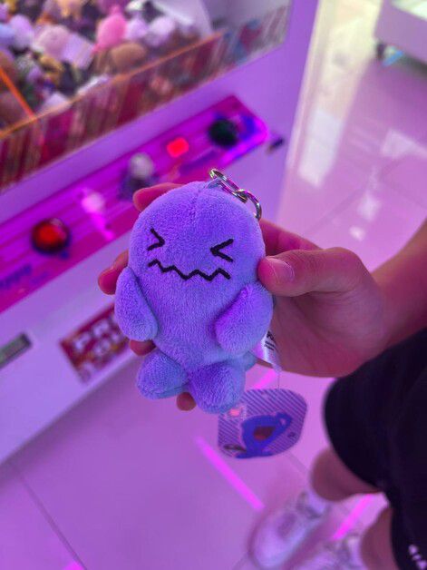 지난 30일 서울 노원구 한 인형뽑기방에서 윤지원(18)양이 이날 뽑은 포켓몬스터 ‘마자용’ 인형을 들어보이고 있다. 최현수 기자