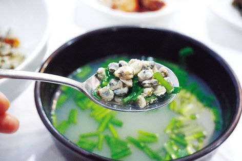 하동 섬진강 재첩국