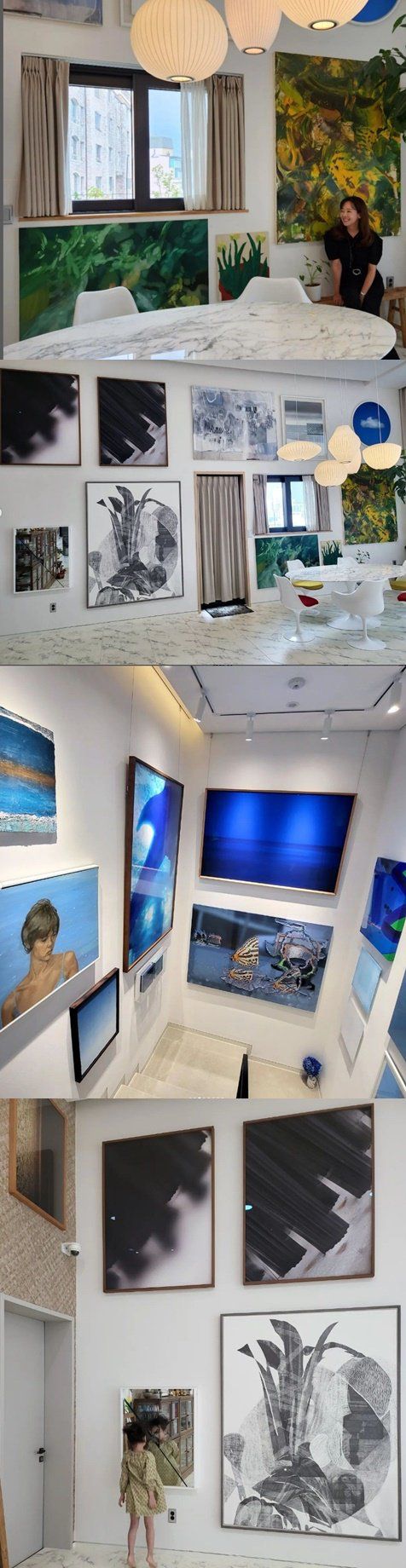 백종원 더본코리아 대표와 배우 소유진의 자택 내부. 사진=뉴시스(소유진 SNS 갈무리)