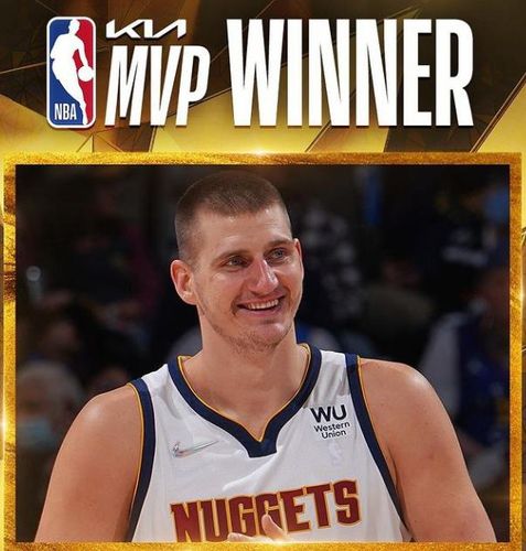 NBA MVP에 선정된 니콜라 요키치[NBA 인스타그램 캡처. 재판매 및 DB금지]