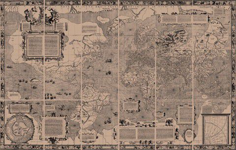 16세기 메르카토르 세계지도[위키피디아 제공]