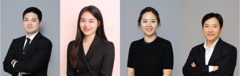 왼쪽부터 입셀 남유준 박사(제1저자), 박나래 박사(제1저자), 가톨릭대학교 임예리 교수(교신저자), 주지현 교수(교신저자). 사진=입셀