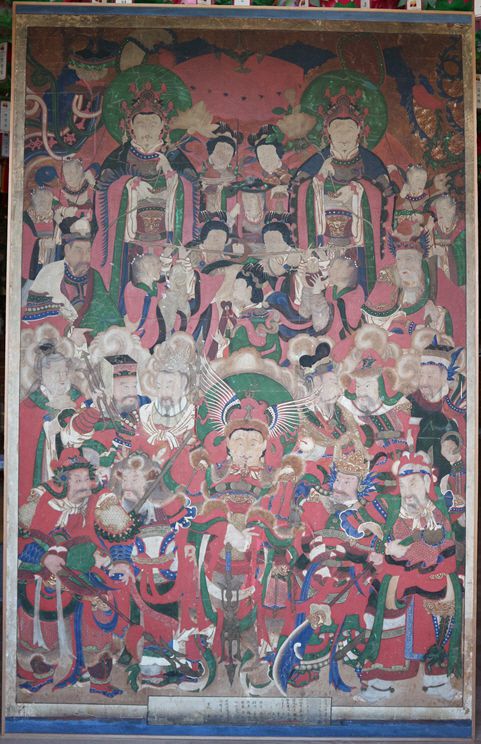 천은사 도계암 '신중도'(神衆圖)[문화재청 제공. 재판매 및 DB 금지]