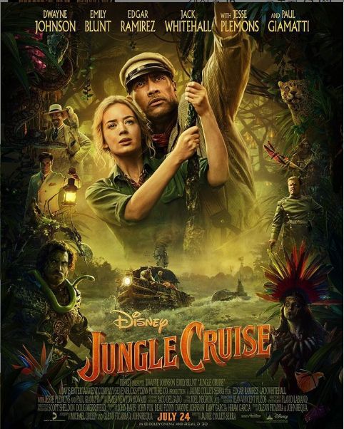 디즈니랜드 놀이기구를 영화로 만든 '정글 크루즈'의 공식 포스터. 올 여름 개봉예정으로 흑인-남태평양 원주민 혼혈인 드웨인 존슨이 주연을 맡았다. /디즈니 정글크루즈 인스타그램