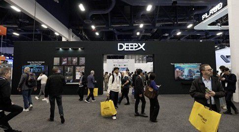 딥엑스 CES 전시장[딥엑스 제공]