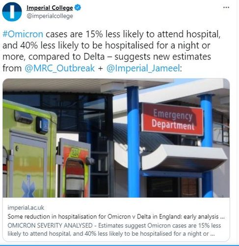 [임피리얼 칼리지 런던 트위터 캡처. 재판매 및 DB 금지]