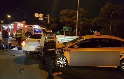 사고 당시 차량 모습 (사진=연합뉴스)