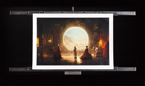 지난 2022년 미국 콜로라도주 박람회 미술전에서 디지털 아트 부문 1위를 차지한 작품. 디자이너 제이슨 앨런이 생성형 AI로 제작한 그림으로 밝혀지면서 논란이 일었다. <사진 제이슨 앨런 웹사이트>