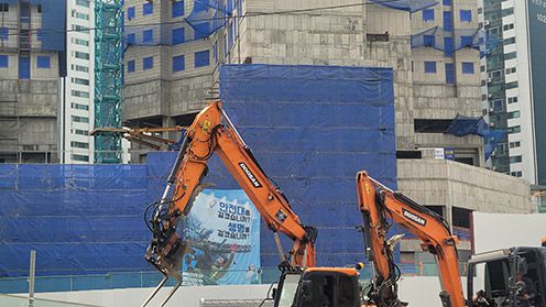 ▲ 반도건설, 서대문 영천구역 재개발 현장. 사진 = 주현태