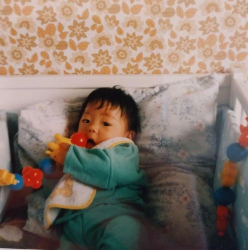 아기 시절 장성탄 씨의 모습[아내 제공]