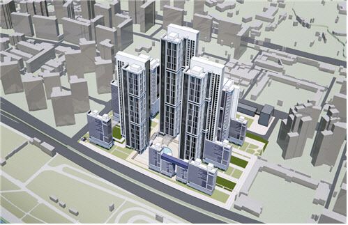 한강맨션 재건축 정비계획안 조감도 (자료=용산구)