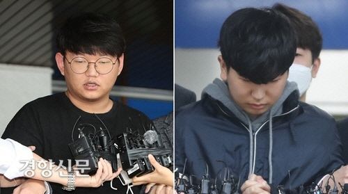 텔레그램 ‘n번방’을 운영하며 성착취물을 제작·유포한 문형욱(일명 갓갓·왼쪽)과 ’박사방’의 2인자 강훈(부따). 연합뉴스