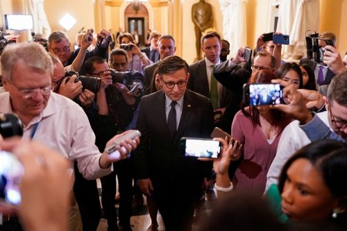 마이크 존슨 미국 하원의장. 로이터 연합뉴스 자료사진