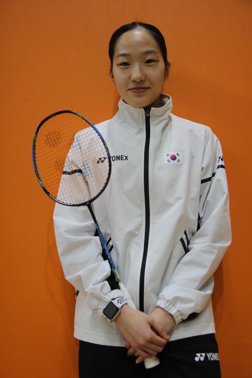 대회 현장에서 만난 김민선. 밀양 홍지민 전문기자