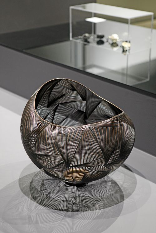 한국공예관에 전시된 공예품.