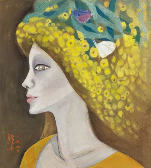 천경자, ‘미모사 향기’, 1977년 작. 서울옥션 제공