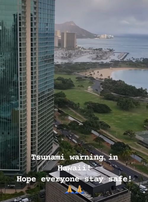 가수 강원래의 아내인 방송인 김송이 하와이 여행 중 겪은 아찔한 상황을 털어놨다./사진=김송 SNS