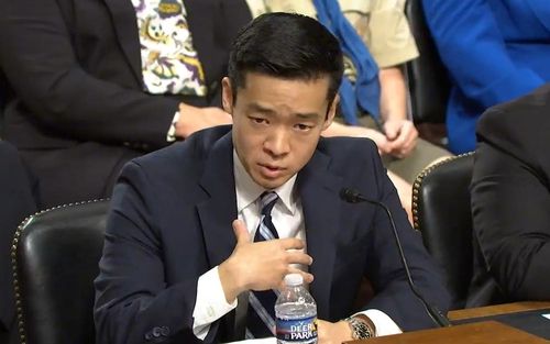 미국 국방부 인도·태평양 차관보로 지명된 존 노 동아시아 담당 부차관보가 7일(현지시간) 미 연방 상원 군사위원회의 인준 청문회에서 발언하고 있다. /사진=미 상원 군사위 홈피 캡쳐