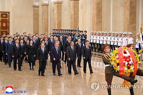 [평양 조선중앙통신=연합뉴스 제공]