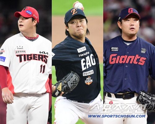 (왼쪽부터) 조상우-김범수-김상수. 스포츠조선DB