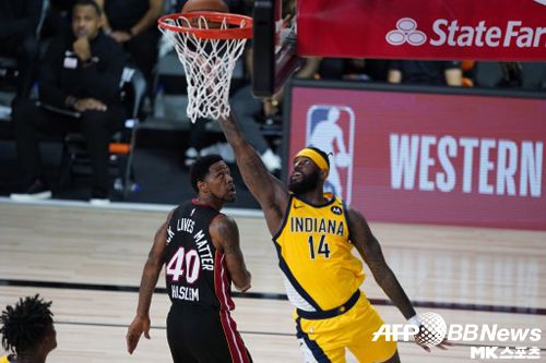 인디애나는 동부컨퍼런스 4번 시드를 확정했다. 사(美 레이크 부에나 비스타)=ⓒAFPBBNews = News1