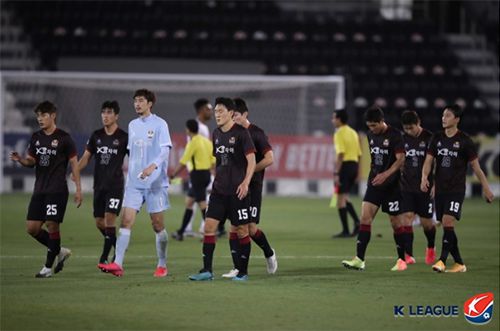 FC 서울은 27일(현지시간) 열린 2020 AFC 챔피언스리그 조별리그 E조 4차전에서 치앙라이 유나이티드에 1-2로 졌다.사진=한국프로축구연맹 제공