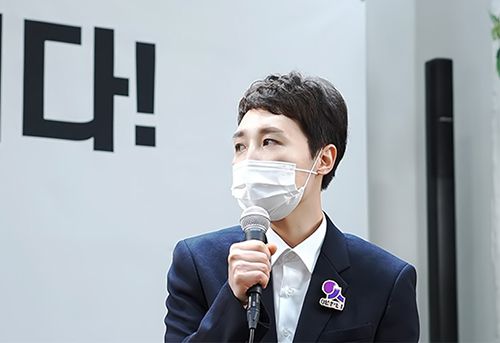 김진아 여성의당 후보[사진=여성의당 SNS]