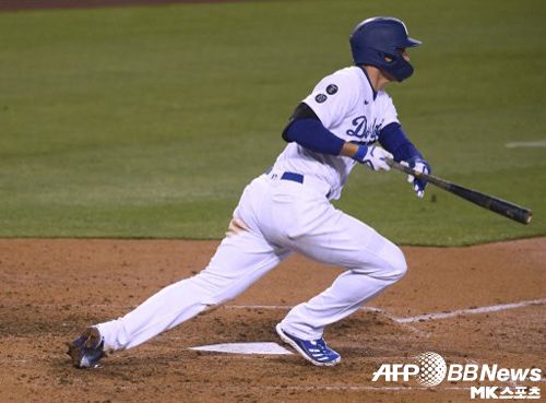 코리 시거는 이날 결승타를 때렸다. 사진(美 로스앤젤레스)=ⓒAFPBBNews = News1