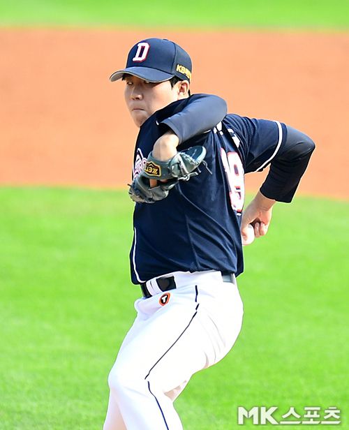김민규가 메이저리그서도 정상급인 패스트볼 회전수를 기록하며 팀의 많은 기대를 받고 있다.           사진=MK스포츠 DB