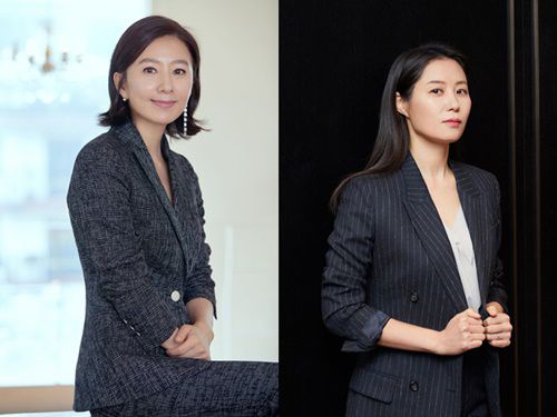 김희애 문소리 사진=YG엔터테인먼트, 씨제스엔턴테인먼트