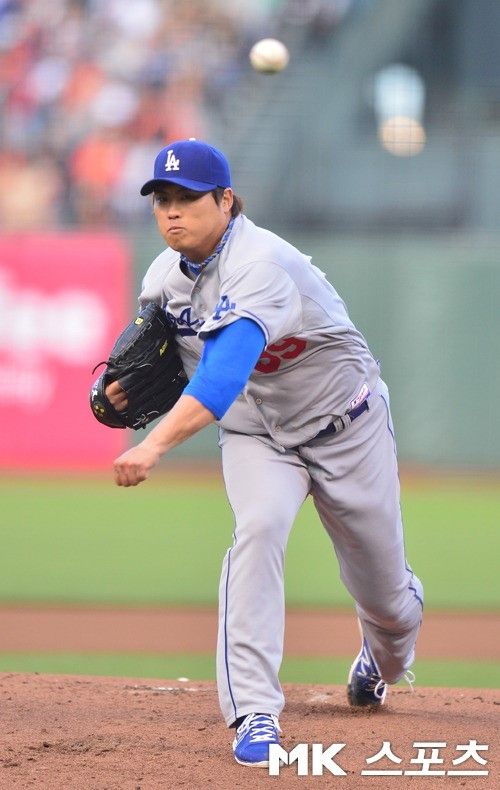 류현진은 다저스 시절 보치 감독이 이끄는 샌프란시스코를 자주 상대했다. 사진= MK스포츠 DB