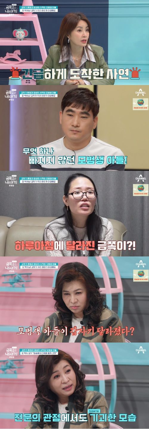 오은영이 환정과 망상이 시작된 금쪽이를 진단했다.사진=채널A ‘금쪽같은 내새끼’ 방송캡처