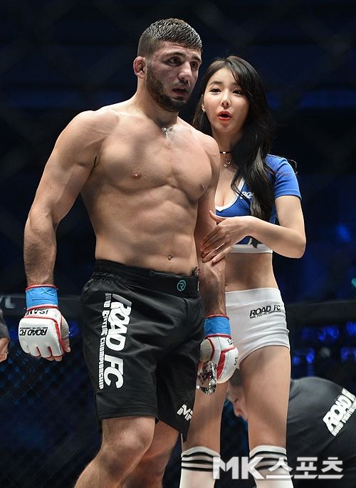 지난 2017년 로드FC에 출전한 사르키안의 모습. 사진= MK스포츠 DB