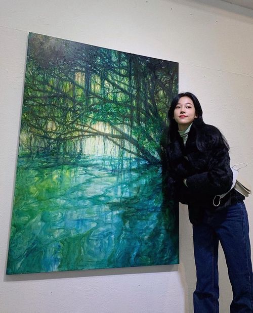 노윤서의 첫 전시.[사진=인스타그램]