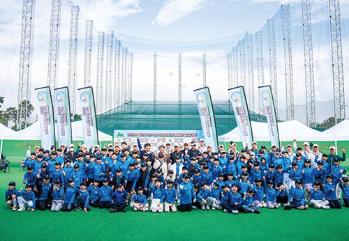 KPGA 주니어 리그 선수들 모습.