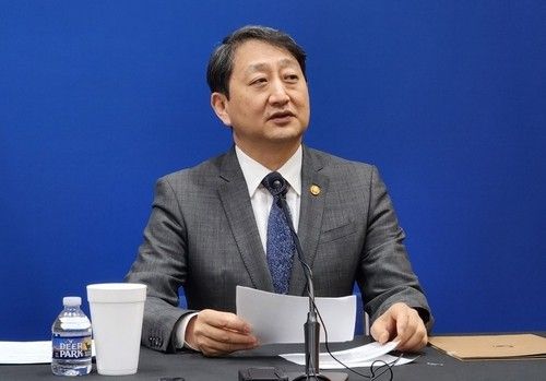 미국서 간담회하는 안덕근 장관. [사진 출처 = 연합뉴스]