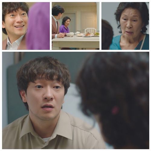 ‘천국보다 아름다운’에서 낙준(손석구)이 어머니와 아내 사이에서 속앓이를 토로하며 시청자들의 공감을 샀다.  사진=천국보다 아름다운