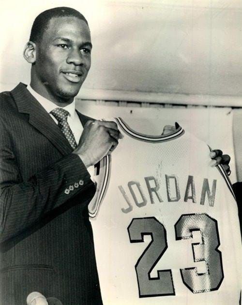 드래프트 당시 마이클 조던