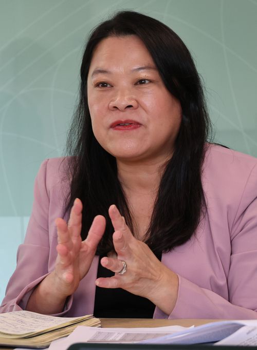 Jpyce Chang JP모건 글로벌 리서치 총괄이 매일경제와 인터뷰 하고 있다. [이승환 기자]