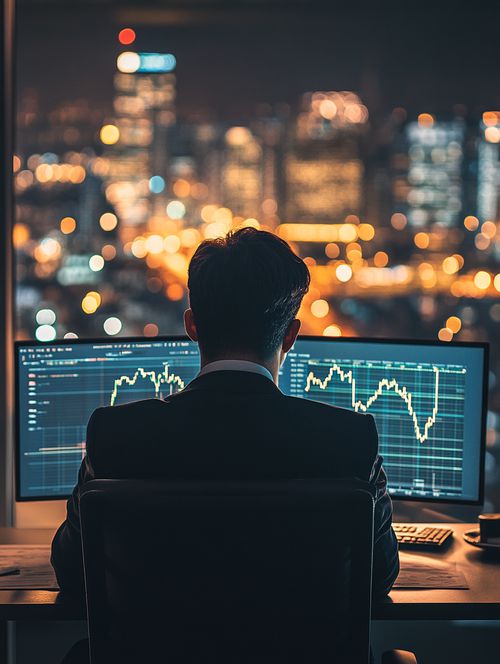 고심 깊어지는 보험사를 주제로 그린 AI 이미지. [사진 = 챗GPT[