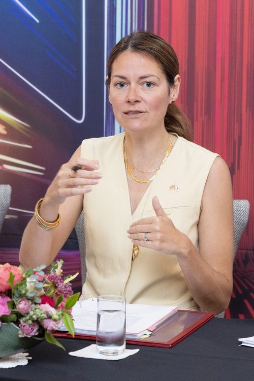 포피 구스타프슨 영국 투자부 부장관. 주한영국대사관