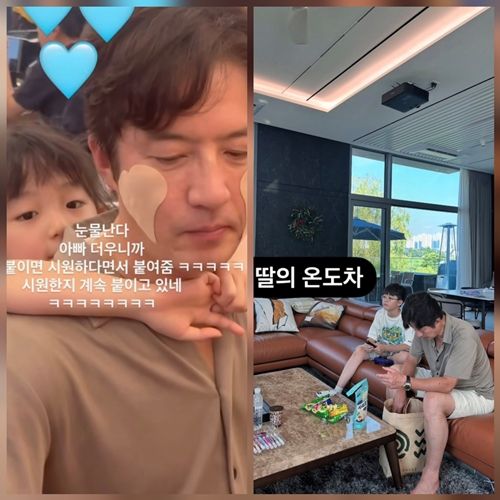 정준호가 100억 세컨하우스에서 딸 유담과 아들 시욱의 극과 극 온도차를 공개했다. 고급 인테리어와 함께한 가족의 리얼한 주말 일상이 웃음과 여운을 동시에 남겼다. 사진=SNS