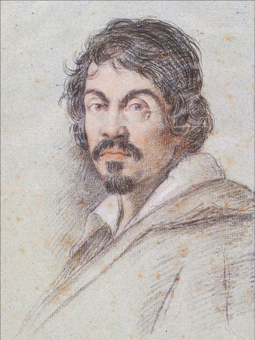 카라바조 초상화, 화가 오타비오 레이니(1578~1630년), 색채화, 1621년, 피렌체 비블리오테커 마루첼리아나 소장.
